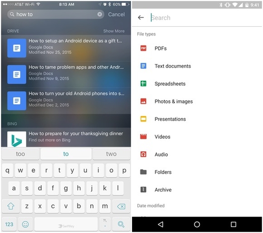 Обновление Google Drive предложит расширенные возможности поиска